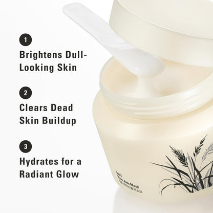Rice Jam Mask 5.29 Ounce – Korean Icheon Rice Face & Body Mask for Deep Cleansing, Hydrating, & Radiant Skin – Natural Moisturizing & Purifying Skincare, Smooth & Soft Skin Treatment