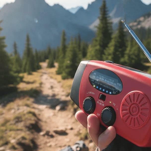 Multifunctional Portable Solar Emergency Radio – Power Bank, Hand Crank & Weather Alert for Outdoor & Crisis Preparedness