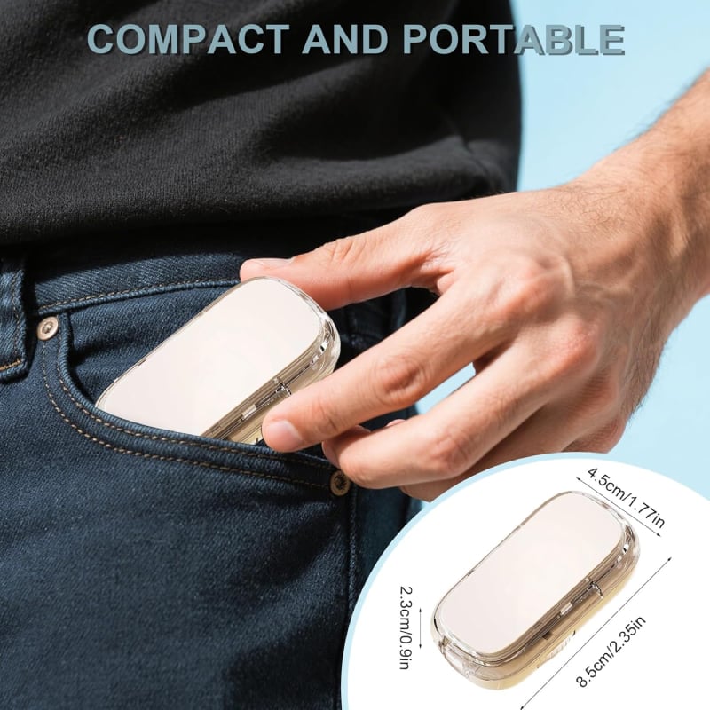 💊 Portable Pill Cutter – Accurate, Clean, and Hassle-Free Splitting!