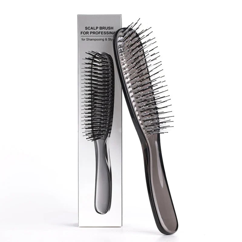 Detangle Hair Instantly! Gentle Portable Scalp Massaging Hairbrush