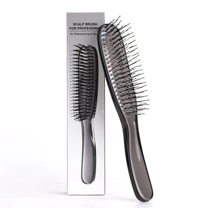 Instantly Detangle Knots! Gentle, Portable Scalp-Massaging Hairbrush