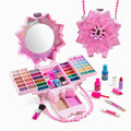 🎉49% OFF !! ⏰ Washable Princess Makeup Set – Non‑irritating, trays & portable case 🎀