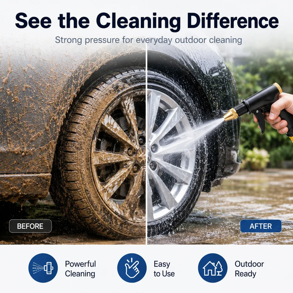 🔥55% OFF TODAY💦 Premium High-Pressure Water Gun for Cars & Gardens