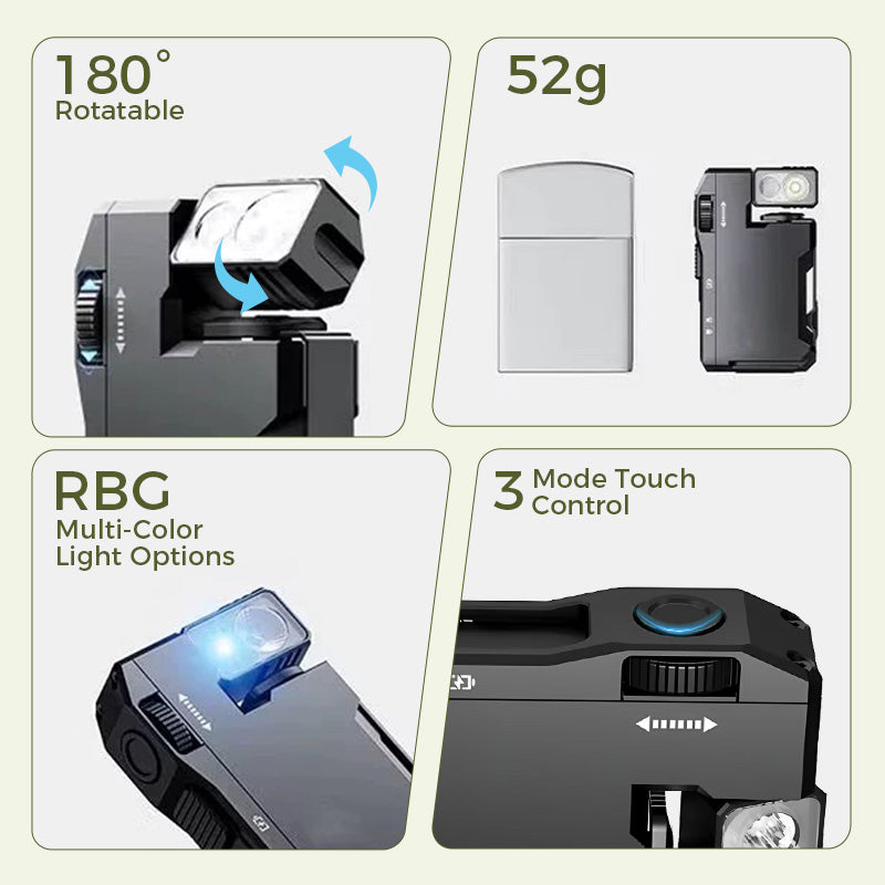 🔦 49% OFF NOW! ✨ G5 EDC Mini Flashlight with Rotating Head - Intelligent Adaptive Lighting for Ultimate Adventures 🧭⚡