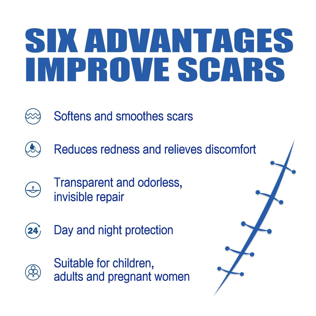 Scar Removal Cream Silicone Scar Gel Daily Care for Smoother-Looking Skin