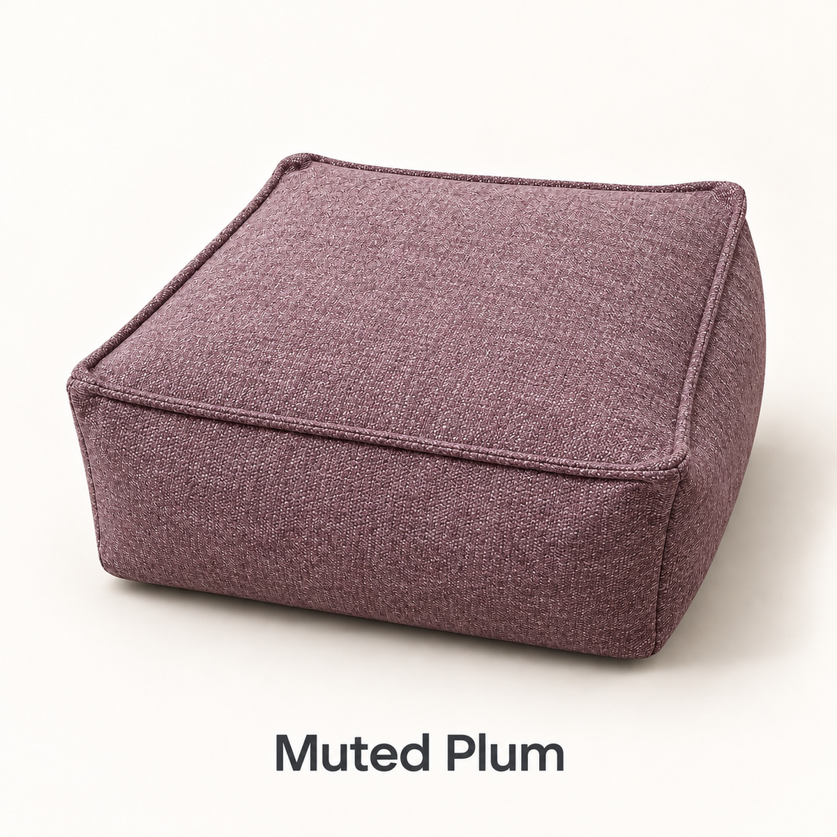 Square Storage Ottoman Pouf Cover - Fill With Clothes & Blankets