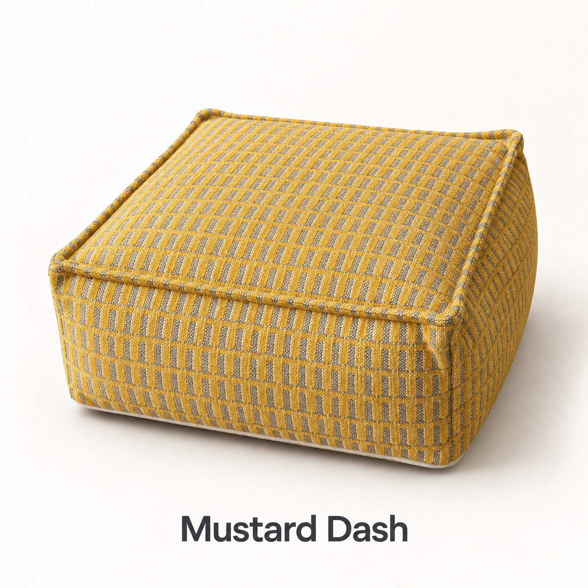 Square Storage Ottoman Pouf Cover - Fill With Clothes & Blankets