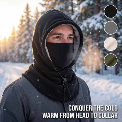 SnugHood Fleece Balaclava – Adjustable 3-in-1 Hood, Face Mask & Neck Warmer