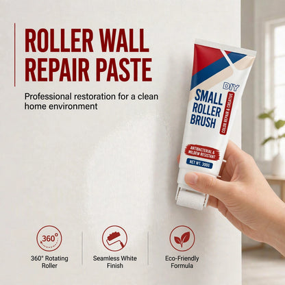 🧱🖌️✨ Waterproof Wall Repair Paste with Built-In Mini Roller Brush