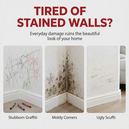 🧱🖌️✨ Waterproof Wall Repair Paste with Built-In Mini Roller Brush
