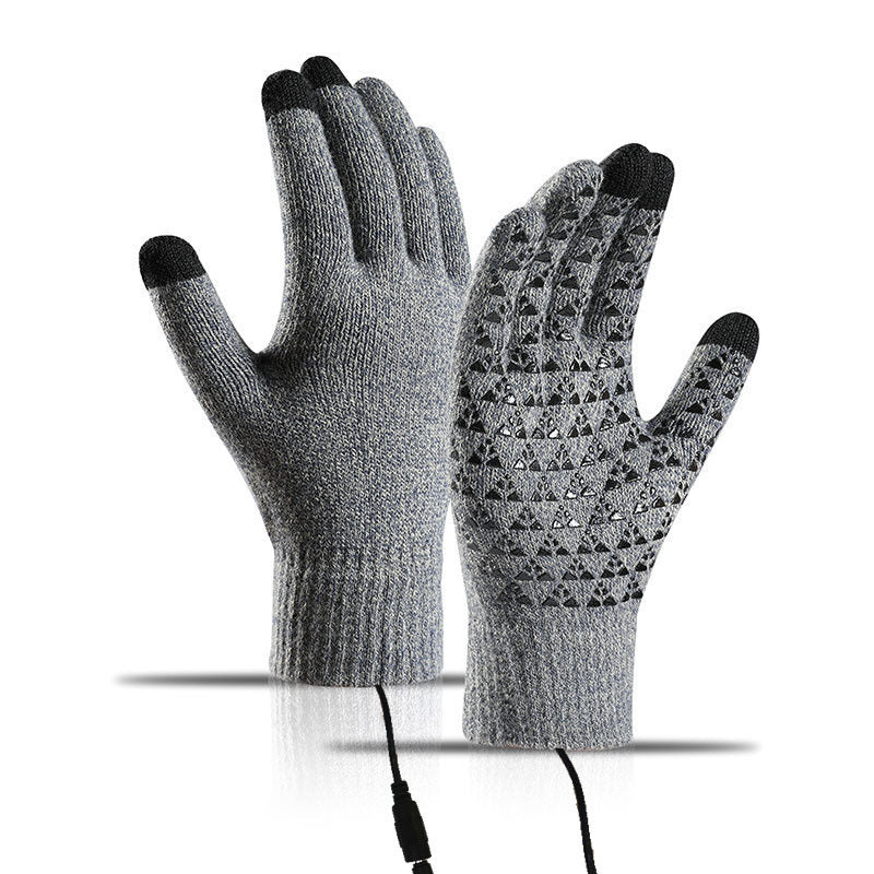🧤 50% OFF! 🔥 USB Heated Knit Gloves – Touchscreen-friendly & cosy warmth ✨ ```