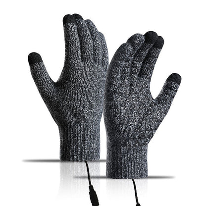 🧤 50% OFF! 🔥 USB Heated Knit Gloves – Touchscreen-friendly & cosy warmth ✨ ```