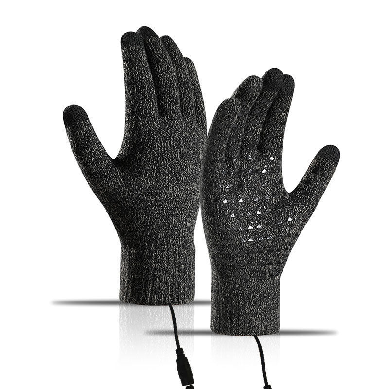 🧤 50% OFF! 🔥 USB Heated Knit Gloves – Touchscreen-friendly & cosy warmth ✨ ```