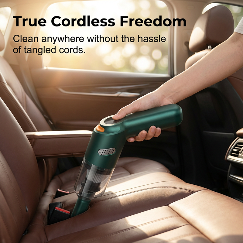 ⏳50% off⏰Cordless car vacuum – 10000Pa suction, lightweight, long battery life!🚗💨