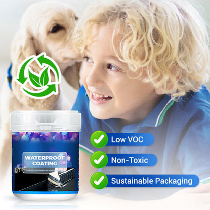 Seal Any Surface! UV-Resistant No-Crack Waterproof Coating