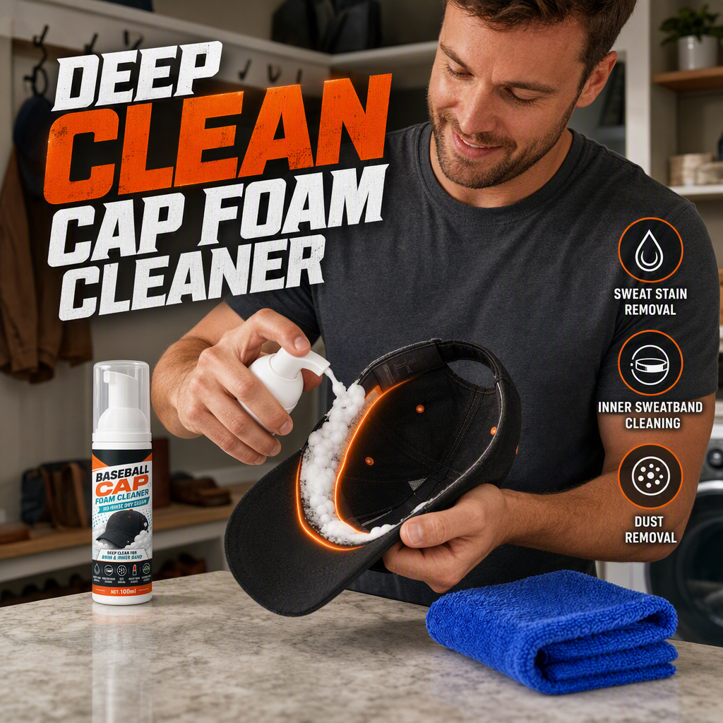 No-Rinse Baseball Cap Foam Cleaner✨