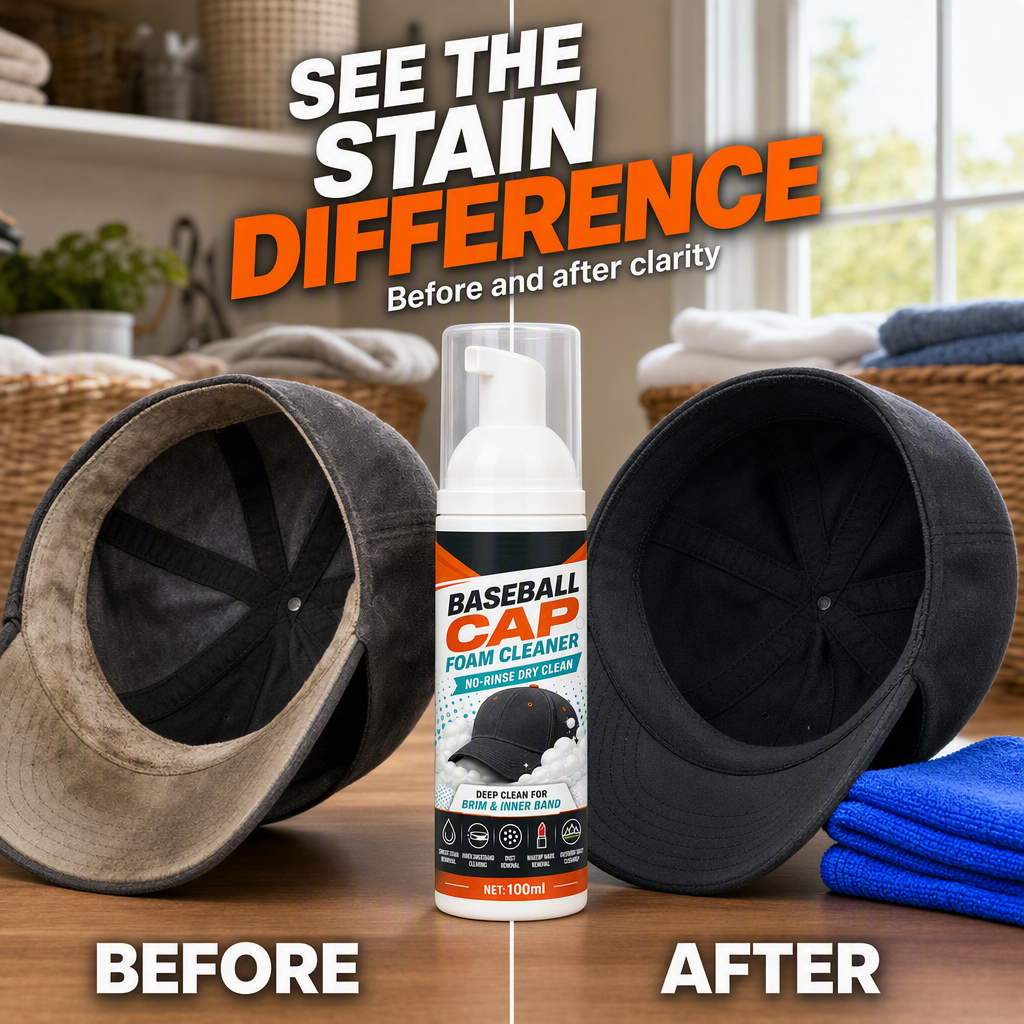 No-Rinse Baseball Cap Foam Cleaner✨