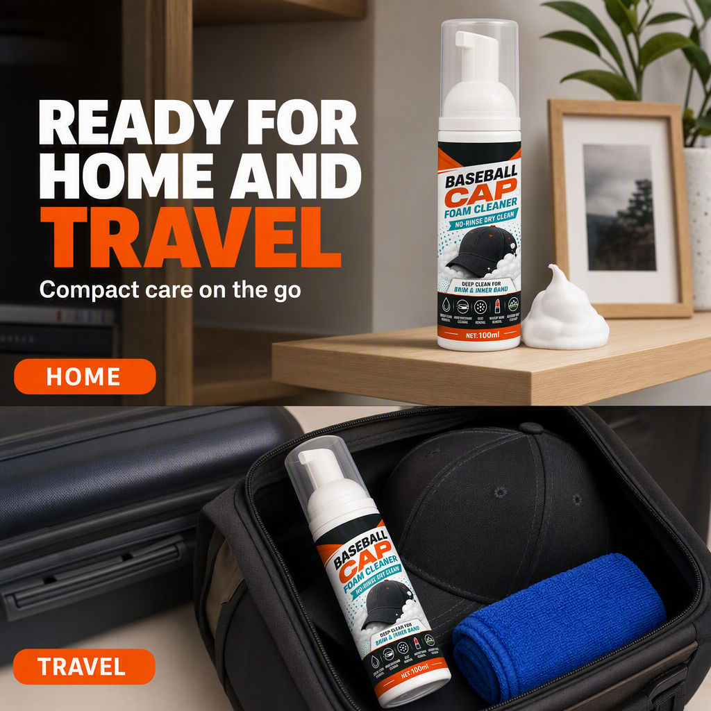 No-Rinse Baseball Cap Foam Cleaner✨