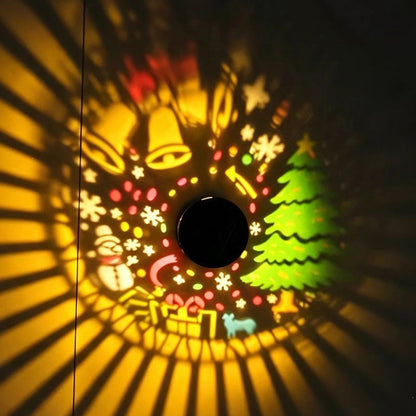 🎄 50% OFF! ❄️ Solar Wall Projection Light – IP65, auto on/off & festive patterns ✨
