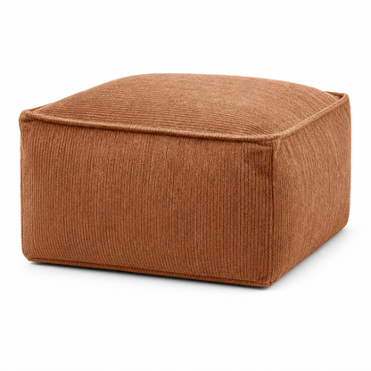 ⏳Time-Limited Special⏰Boho Storage Ottoman Pouf Cover – fill with clothes & blankets, supports 220 lbs, washable canvas. Tidy & cosy! 🏠✅