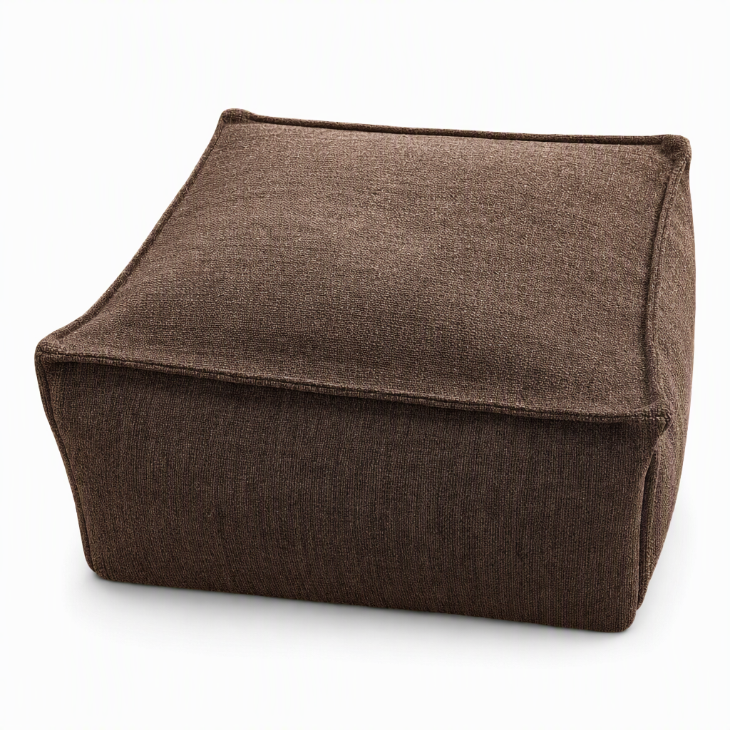 ⏳Time-Limited Special⏰Boho Storage Ottoman Pouf Cover – fill with clothes & blankets, supports 220 lbs, washable canvas. Tidy & cosy! 🏠✅
