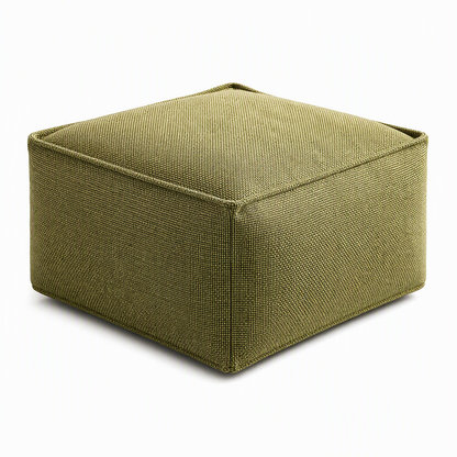 ⏳Time-Limited Special⏰Boho Storage Ottoman Pouf Cover – fill with clothes & blankets, supports 220 lbs, washable canvas. Tidy & cosy! 🏠✅