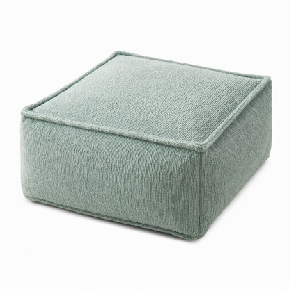 ⏳Time-Limited Special⏰Boho Storage Ottoman Pouf Cover – fill with clothes & blankets, supports 220 lbs, washable canvas. Tidy & cosy! 🏠✅