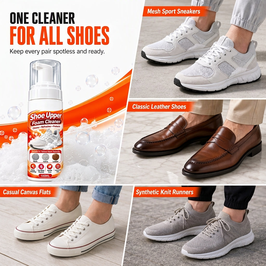 👟 Rinse-Free Shoe Foam Cleaner