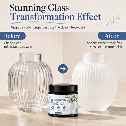 Hot Sale 50%OFF🔥Glass Vase DIY Frosted Paint