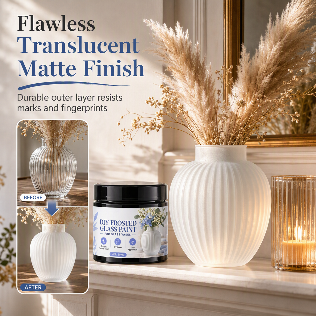Hot Sale 50%OFF🔥Glass Vase DIY Frosted Paint