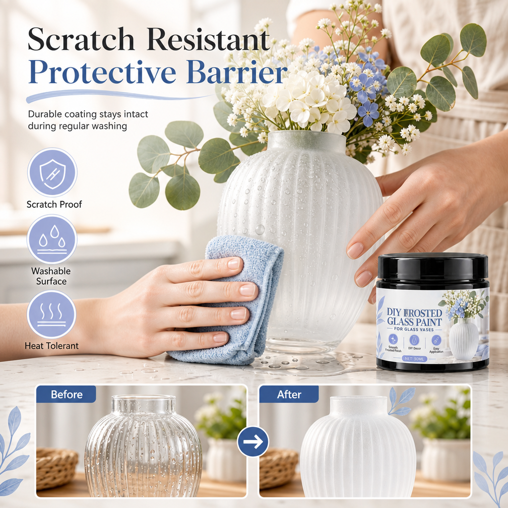 Hot Sale 50%OFF🔥Glass Vase DIY Frosted Paint