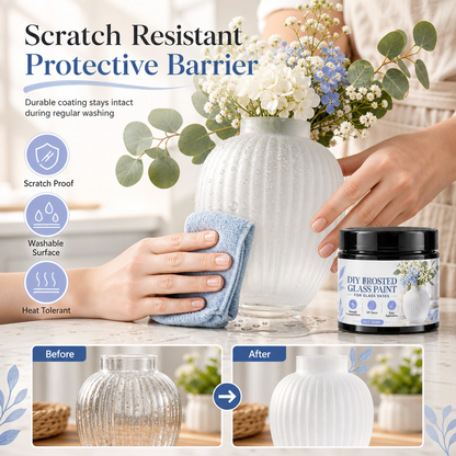 Hot Sale 50%OFF🔥Glass Vase DIY Frosted Paint