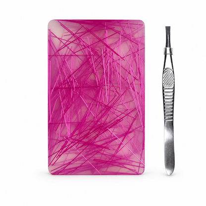 Rectangular Skin Picking Fidget Toy with Tweezers