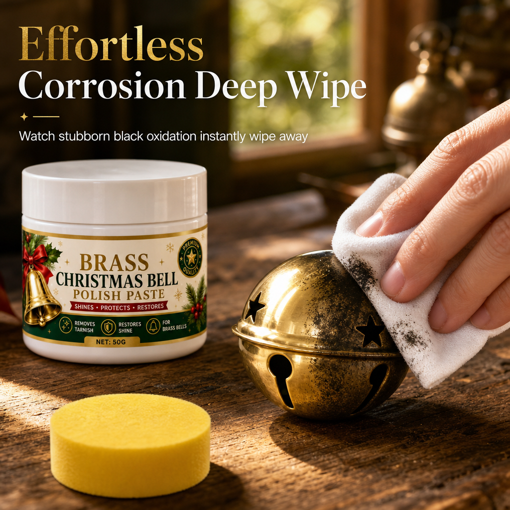 Hot Sale 50%OFF🔥Brass Bell and Copper Polish Cream for Tarnish and Oxidation Removal