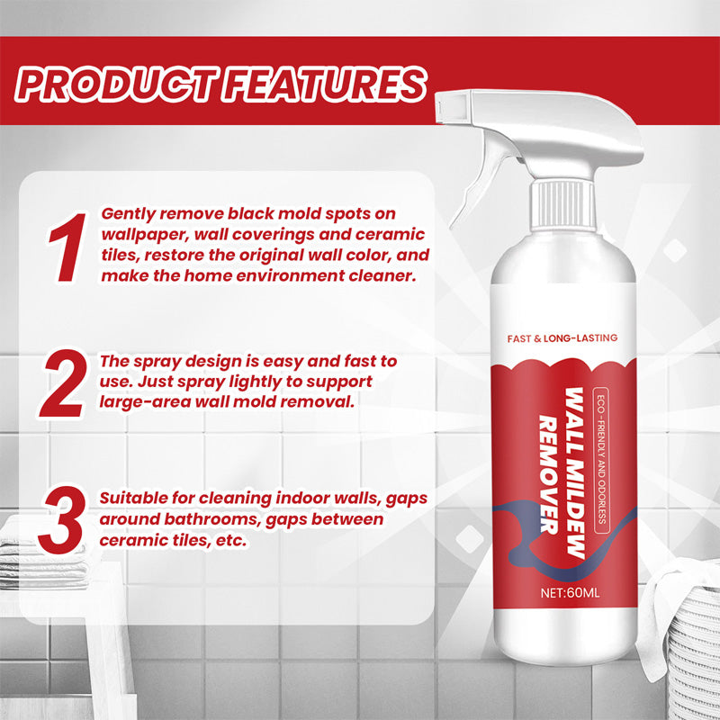 Powerful & Long-Lasting Wall Mold Remover